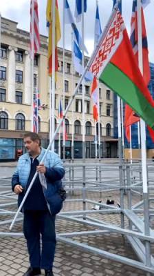 Будни ЧМ по хоккею в Риге: история с флагом Беларуси имеет продолжение - argumenti.ru - Рига