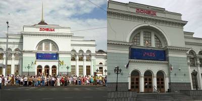 Блогер donetchanyn показал фото, как изменился вокзал в Донецке за годы оккупации ДНР - Новости Донбасса - ТЕЛЕГРАФ