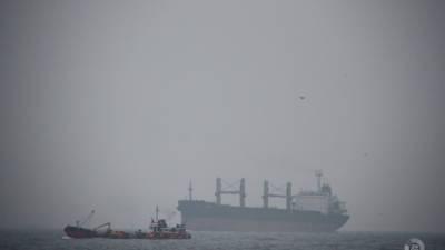 Два грузовых судна столкнулись у острова Сикоку