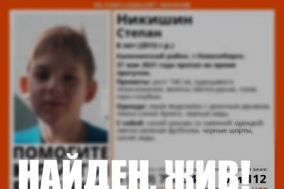 В Новосибирске нашелся пропавший во время прогулки 8-летний мальчик