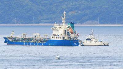 Судно Byakko столкнулось с южнокорейским танкером в Японском море