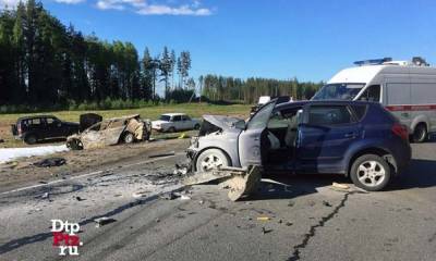 Смертельное ДТП под Петрозаводском: водитель погиб в загоревшемся автомобиле