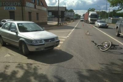 Водитель иранской иномарки сбил юного велосипедиста на М-10 в Тверской области