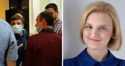 Под Киевом депутат ударил коллегу по голове после "неудобных" вопросов (видео)
