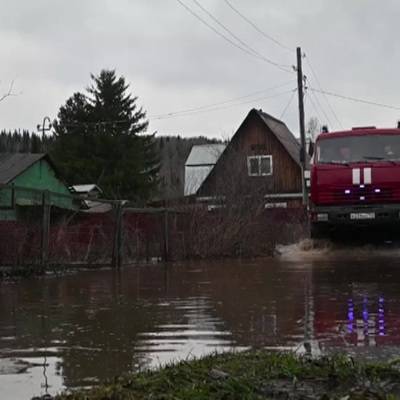 Сотни участков и более десятка домов подтоплены из-за паводка в Красноярском крае