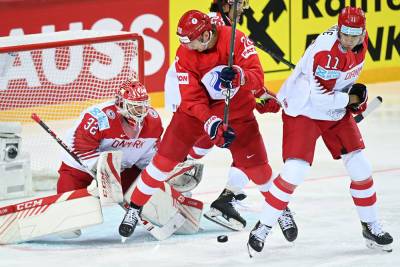 Сборная России обыграла Данию, одержав третью победу на ЧМ-2021
