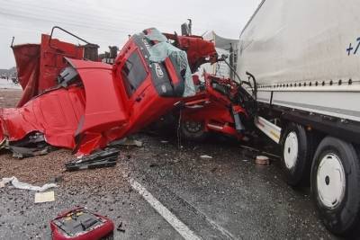 Водитель грузовика выжил в столкновении с фурой на трассе «Скандинавия»