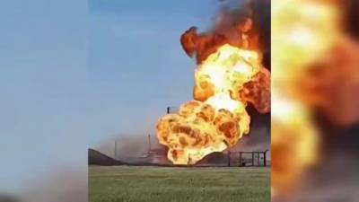 В Саратовской области потушили горевший газопровод