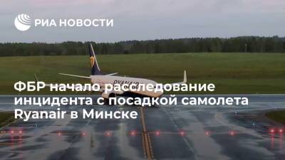 ФБР начало расследование инцидента с посадкой самолета Ryanair в Минске