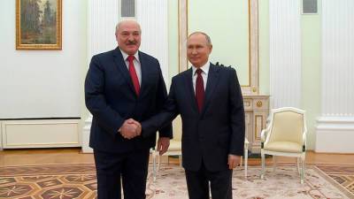 В Сочи пройдет встреча Владимира Путина и Александра Лукашенко