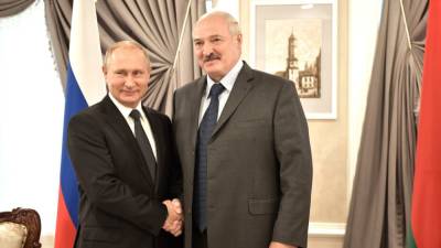 Объявлено время начала переговоров Путина и Лукашенко