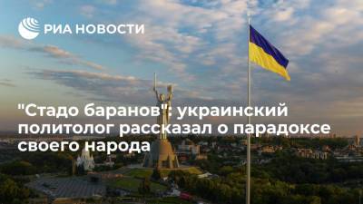 "Стадо баранов": украинский политолог рассказал о парадоксе своего народа