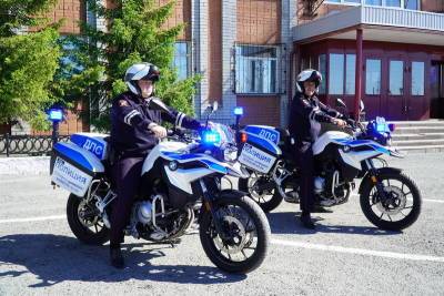 Зауральские инспекторы ДПС пересели на новые мотоциклы
