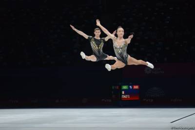 В Баку определились финалисты чемпионата мира по аэробной гимнастике среди смешанных пар