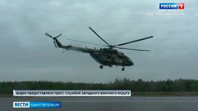 Учения авиационных спасателей ЗВО прошли в Ленобласти