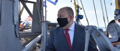 Немчинов посетил ГП «Азовский судоремонтный завод» в Мариуполе