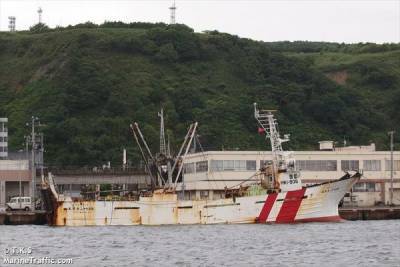 В Охотском море российскими пограничниками задержано японское судно