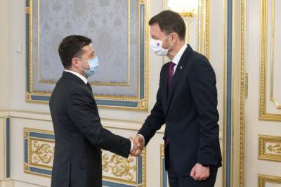 Зеленский в Киеве встретился с премьер-министром Словакии
