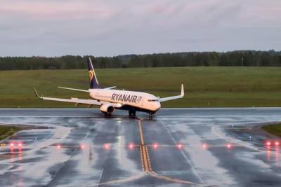 В Польше рассказали о расследовании инцидента с самолётом Ryanair