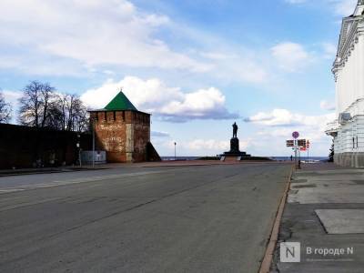Второй этап дорожных работ начался на площади Минина в Нижнем Новгороде