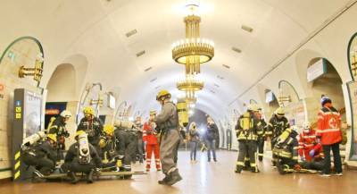 В киевском метро СБУ устроили антитеррористические учения - опубликованы фото, видео - ТЕЛЕГРАФ