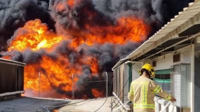 Видео: крупный пожар в Галилее, жителям рекомендовано запереться в домах