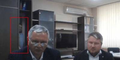 В Крыму на совещании главаря Аксенова из шкафа внезапно вышел мужчина