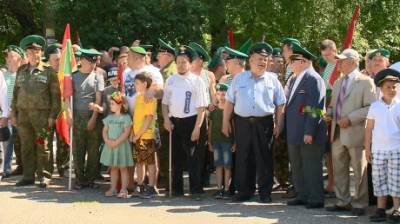 Пензенские пограничники собрались в сквере имени Дзержинского