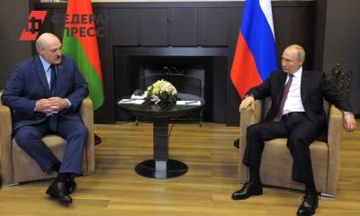 Переговоры Владимира Путина и Александра Лукашенко в Сочи: главное