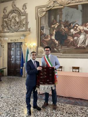 Состоялась встреча Посла Туркменистана в Италии с мэром города Виченца