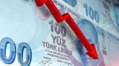 Турецкая лира обвалилась до исторического минимума