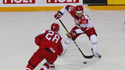 Дания обыграла Белоруссию в матче ЧМ по хоккею