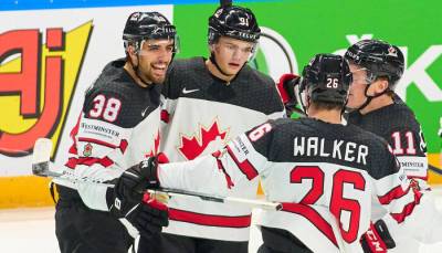 ЧМ по хоккею. Победы Канады и Швеции, Латвия в серии буллитов уступила Норвегии