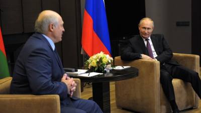 Переговоры Путина и Лукашенко в Сочи завершились