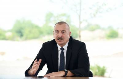 Президент Ильхам Алиев: Если мы увидим, что безопасности нашего народа, государства грозит хоть малейшая опасность, то немедленно на месте уничтожим врага