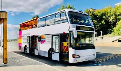 В Уфе запустили двухэтажные автобусы для экскурсий