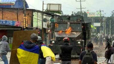 Протесты в Колумбии не стихают