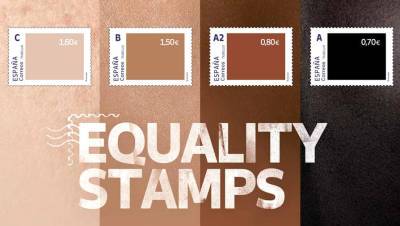 Почту Испании обвинили в расизме из-за символизирующих цвета кожи марок