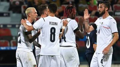 Сборная Италии разгромила Сан-Марино в товарищеском матче