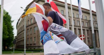 Рига снимет флаги сборных других стран? Участники ЧМ-2021 хотят поддержать Беларусь