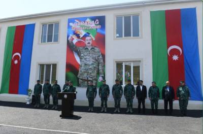 В Зангиланском районе открылась новая воинская часть Погранслужбы Азербайджана (ФОТО)