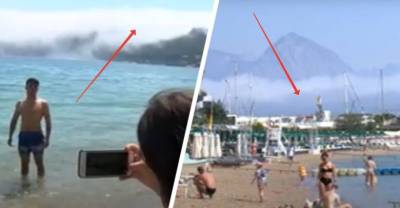Странный туман накрыл пляжи Кемера и напугал туристов. Видео