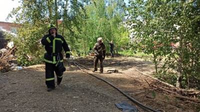 Открытое горение на производственной площадке ликвидировали в Екатеринбурге