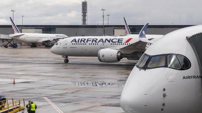 Россия согласовала рейсы Air France в обход Белоруссии