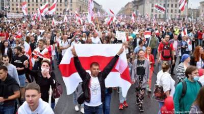 В Минске прошла акция протеста с требованиями освободить политзаключенных