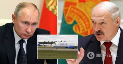 Белавиа: Лукашенко пожаловался Путину на запрет полетов в ЕС. Видео