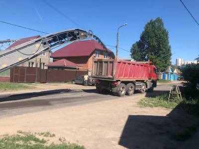 В Уфе начался ремонт пришедшей в негодность дороги в Нижегородке