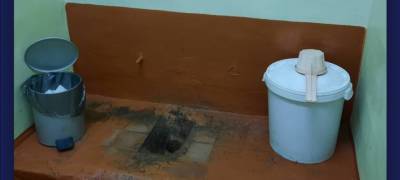 Школьный туалет свободного падения из Карелии выиграл годовой запас средств для дезинфекции