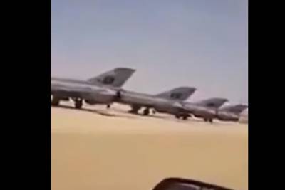 МиГ-21 ВВС Ливии разбился на военном параде