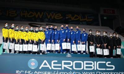 Сборная Украины выиграла серебро чемпионата мира по спортивной аэробике